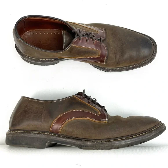 ALLEN EDMONDS Men\'s Brown Leather Berkshire Oxford Dress Shoe Sz 11.5 D Fifth Avenue Cap-toe Oxford Dress Shoe with Dainite Sole  main image 3